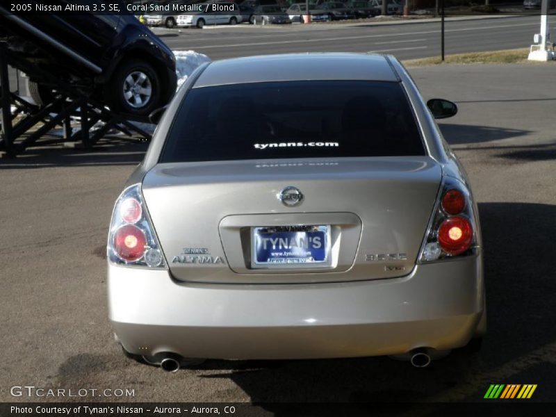 Coral Sand Metallic / Blond 2005 Nissan Altima 3.5 SE