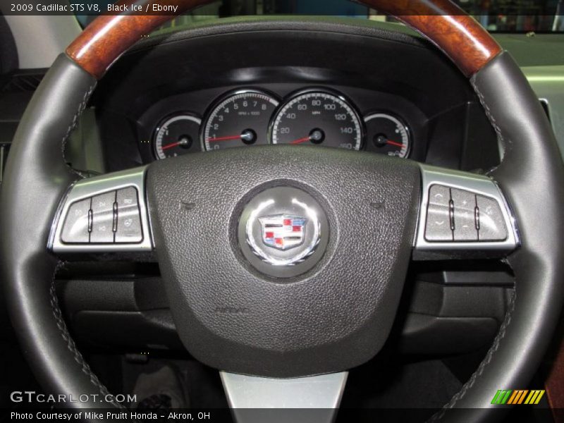 Black Ice / Ebony 2009 Cadillac STS V8