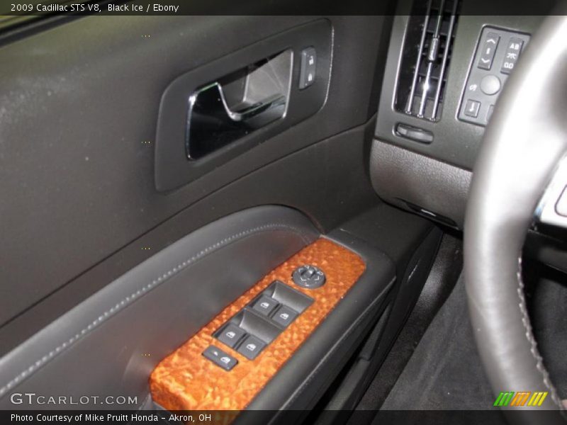Black Ice / Ebony 2009 Cadillac STS V8
