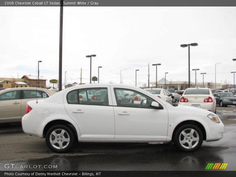 Summit White / Gray 2008 Chevrolet Cobalt LT Sedan