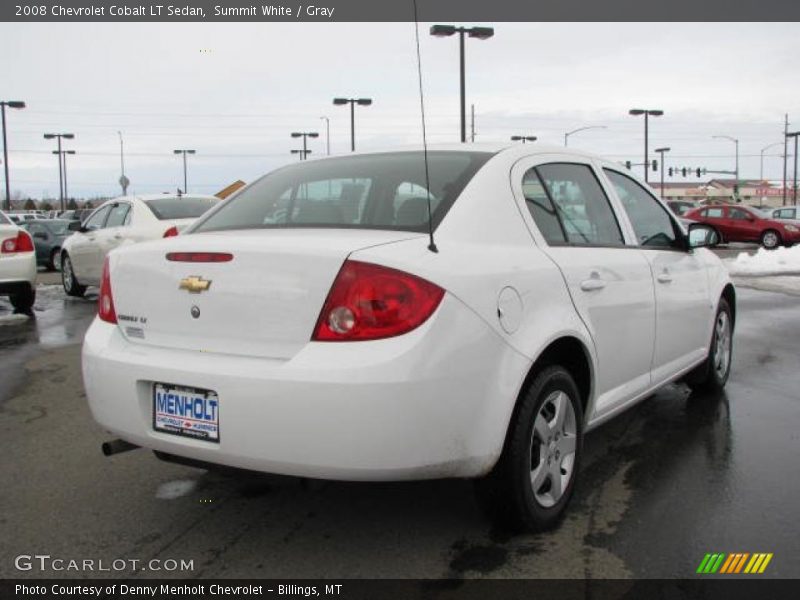 Summit White / Gray 2008 Chevrolet Cobalt LT Sedan