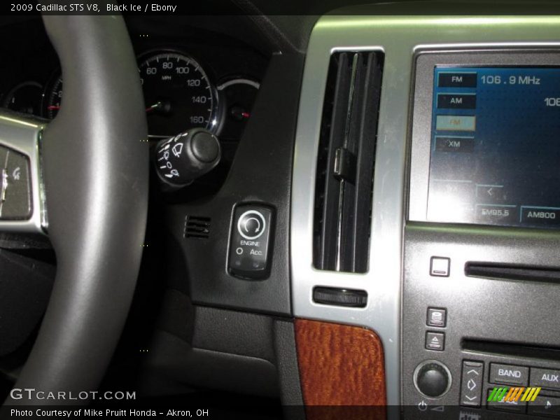 Black Ice / Ebony 2009 Cadillac STS V8