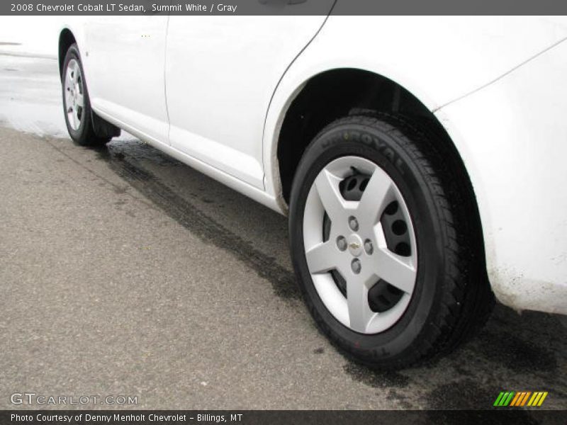 Summit White / Gray 2008 Chevrolet Cobalt LT Sedan