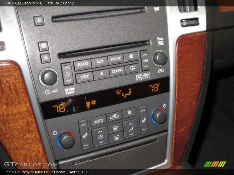 Black Ice / Ebony 2009 Cadillac STS V8