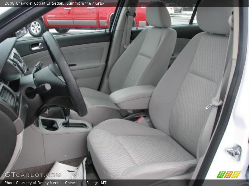 Summit White / Gray 2008 Chevrolet Cobalt LT Sedan