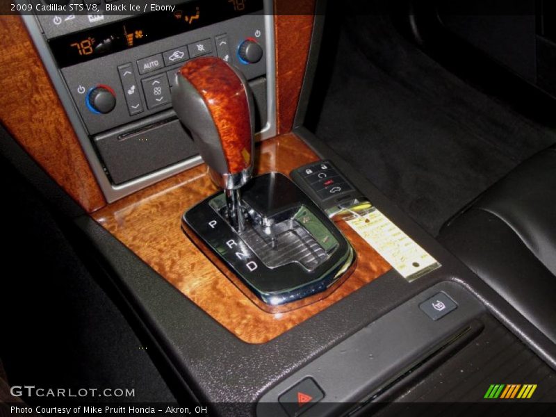 Black Ice / Ebony 2009 Cadillac STS V8