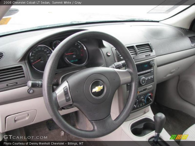Summit White / Gray 2008 Chevrolet Cobalt LT Sedan
