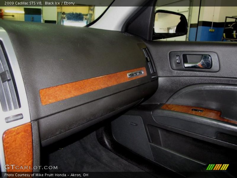 Black Ice / Ebony 2009 Cadillac STS V8