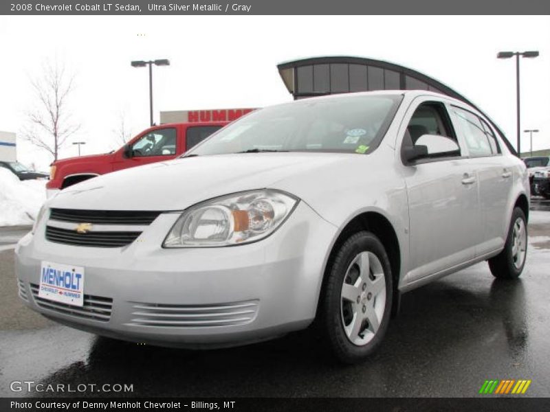 Ultra Silver Metallic / Gray 2008 Chevrolet Cobalt LT Sedan