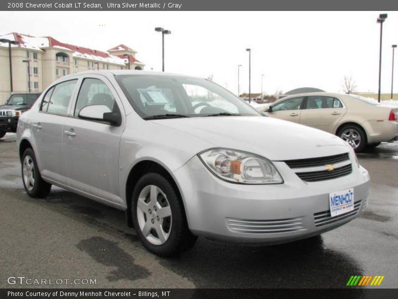 Ultra Silver Metallic / Gray 2008 Chevrolet Cobalt LT Sedan