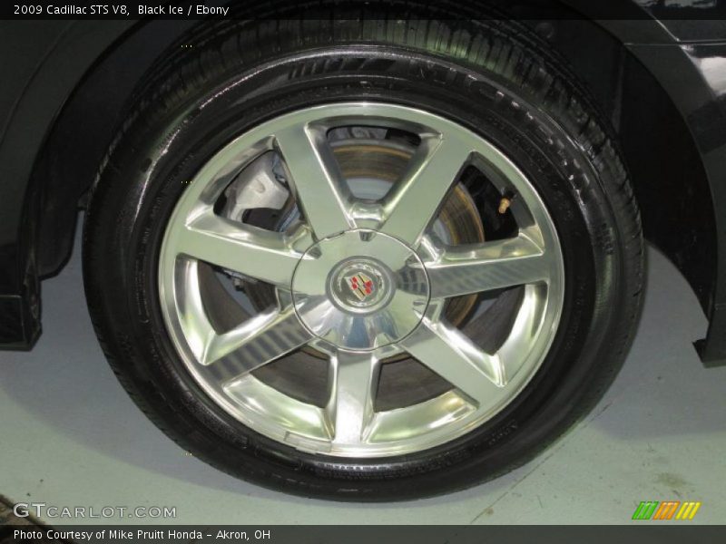 Black Ice / Ebony 2009 Cadillac STS V8