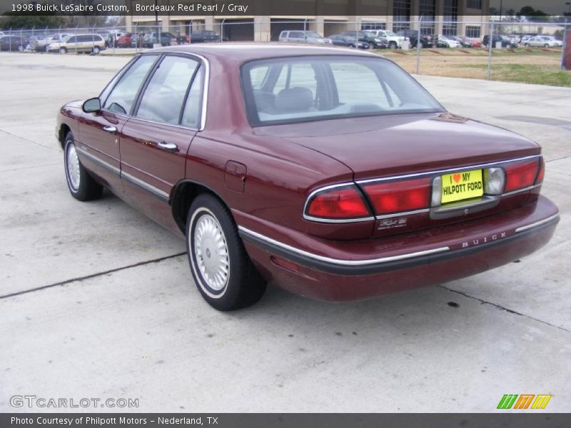 Bordeaux Red Pearl / Gray 1998 Buick LeSabre Custom
