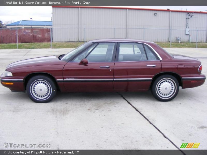 Bordeaux Red Pearl / Gray 1998 Buick LeSabre Custom