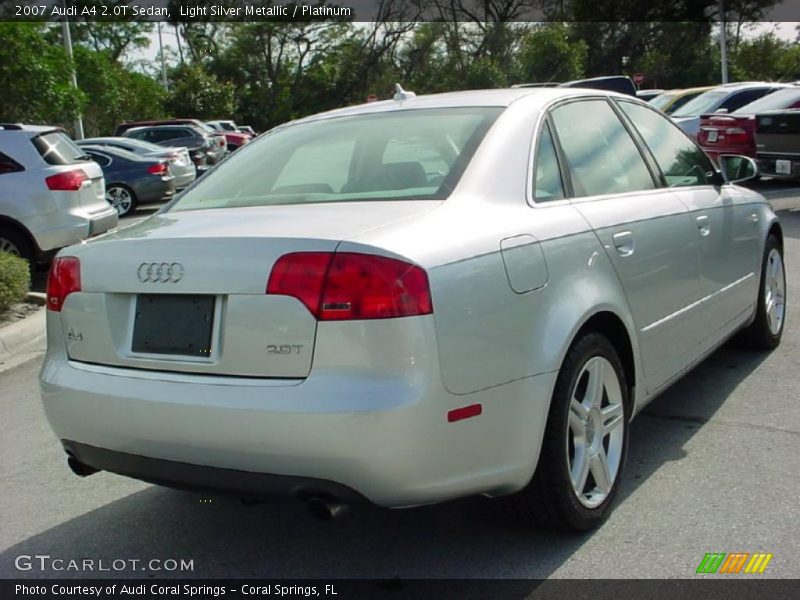 Light Silver Metallic / Platinum 2007 Audi A4 2.0T Sedan