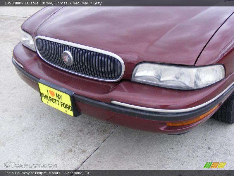 Bordeaux Red Pearl / Gray 1998 Buick LeSabre Custom