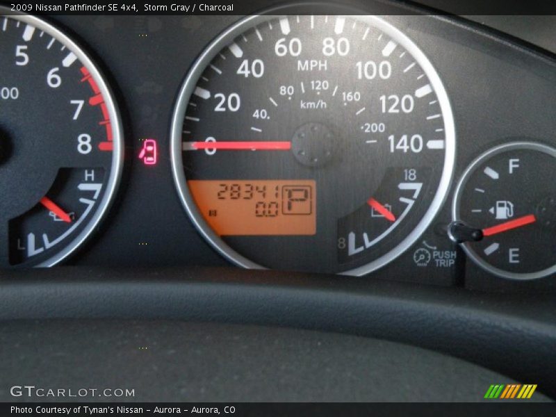 Storm Gray / Charcoal 2009 Nissan Pathfinder SE 4x4