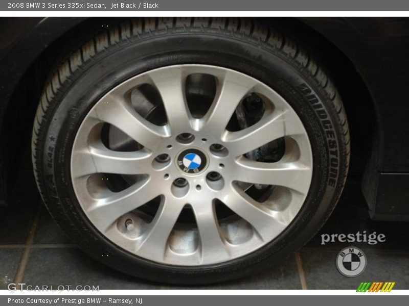 Jet Black / Black 2008 BMW 3 Series 335xi Sedan