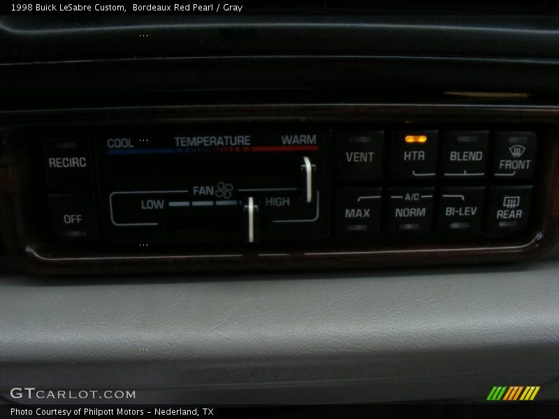 Bordeaux Red Pearl / Gray 1998 Buick LeSabre Custom