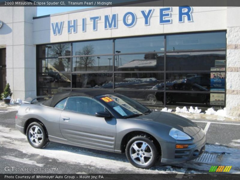 Titanium Pearl / Midnight 2003 Mitsubishi Eclipse Spyder GS