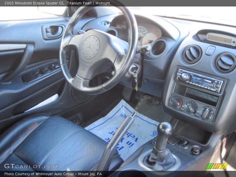 Titanium Pearl / Midnight 2003 Mitsubishi Eclipse Spyder GS