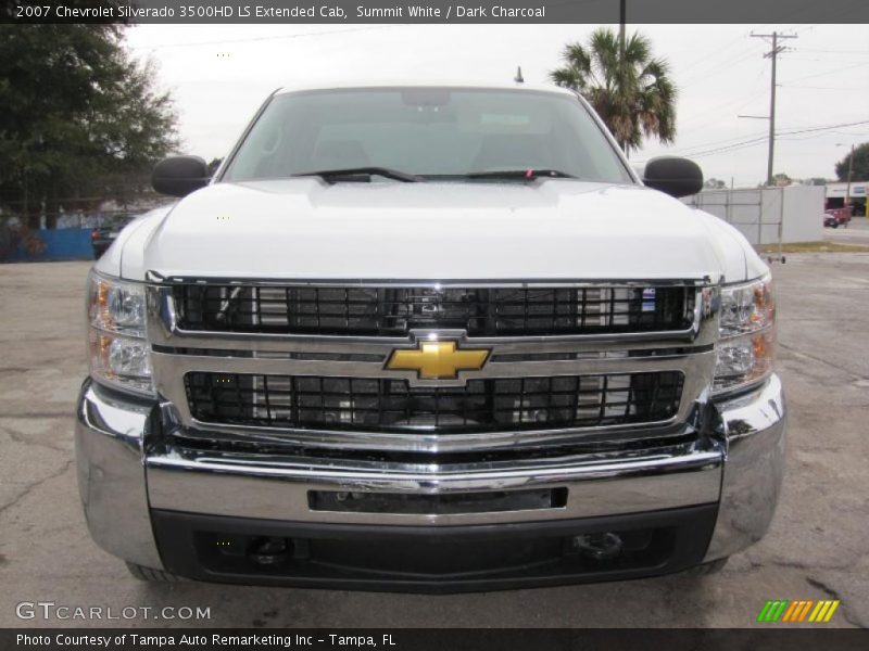 Summit White / Dark Charcoal 2007 Chevrolet Silverado 3500HD LS Extended Cab