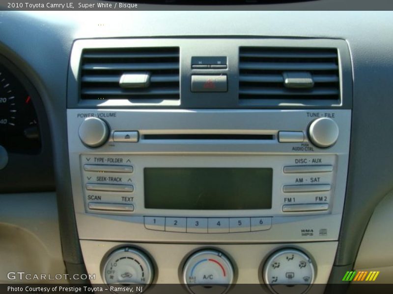 Super White / Bisque 2010 Toyota Camry LE
