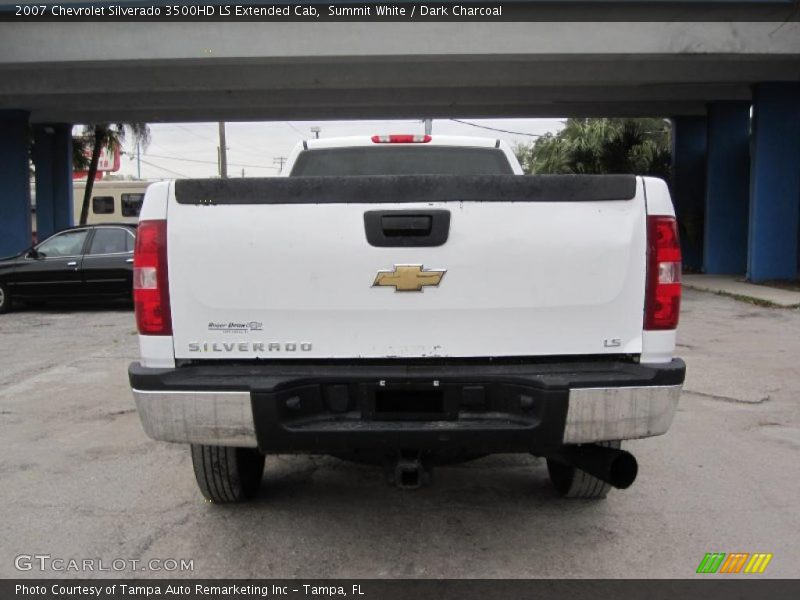 Summit White / Dark Charcoal 2007 Chevrolet Silverado 3500HD LS Extended Cab