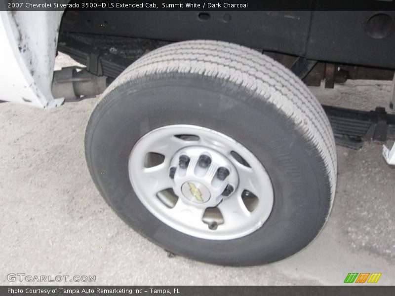 Summit White / Dark Charcoal 2007 Chevrolet Silverado 3500HD LS Extended Cab