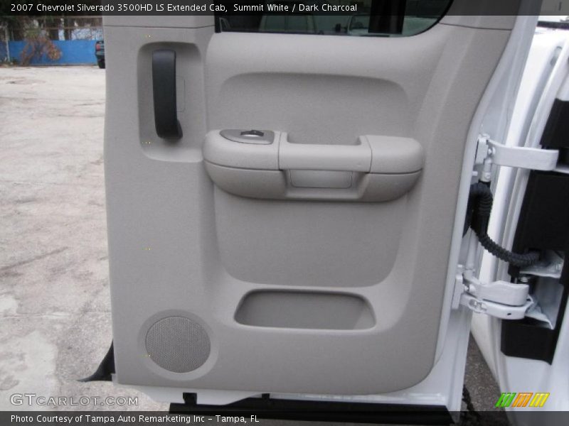 Summit White / Dark Charcoal 2007 Chevrolet Silverado 3500HD LS Extended Cab