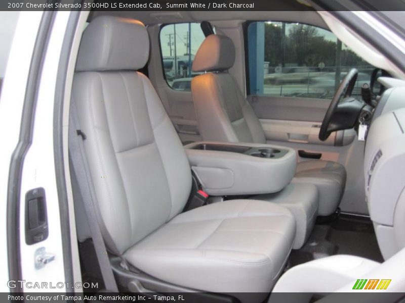 Summit White / Dark Charcoal 2007 Chevrolet Silverado 3500HD LS Extended Cab