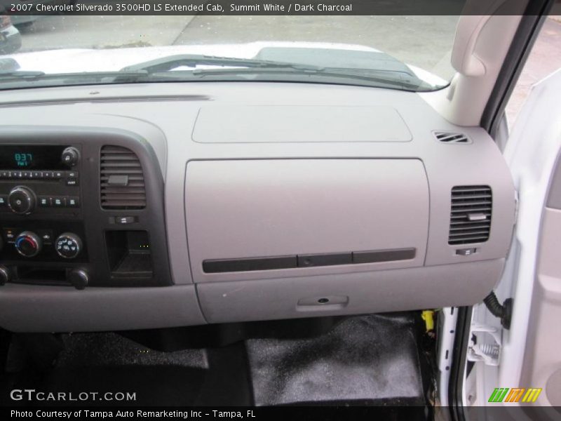 Summit White / Dark Charcoal 2007 Chevrolet Silverado 3500HD LS Extended Cab