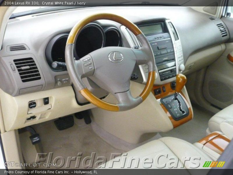 Crystal White Pearl / Ivory 2004 Lexus RX 330