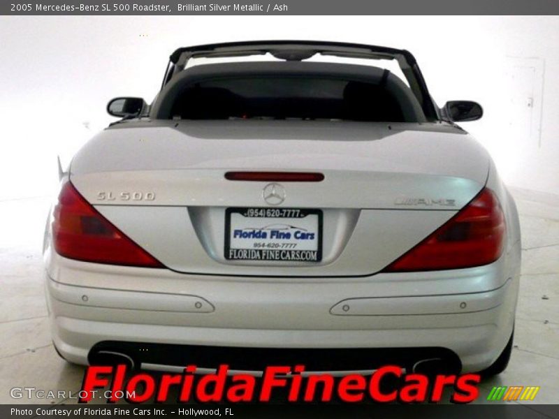 Brilliant Silver Metallic / Ash 2005 Mercedes-Benz SL 500 Roadster