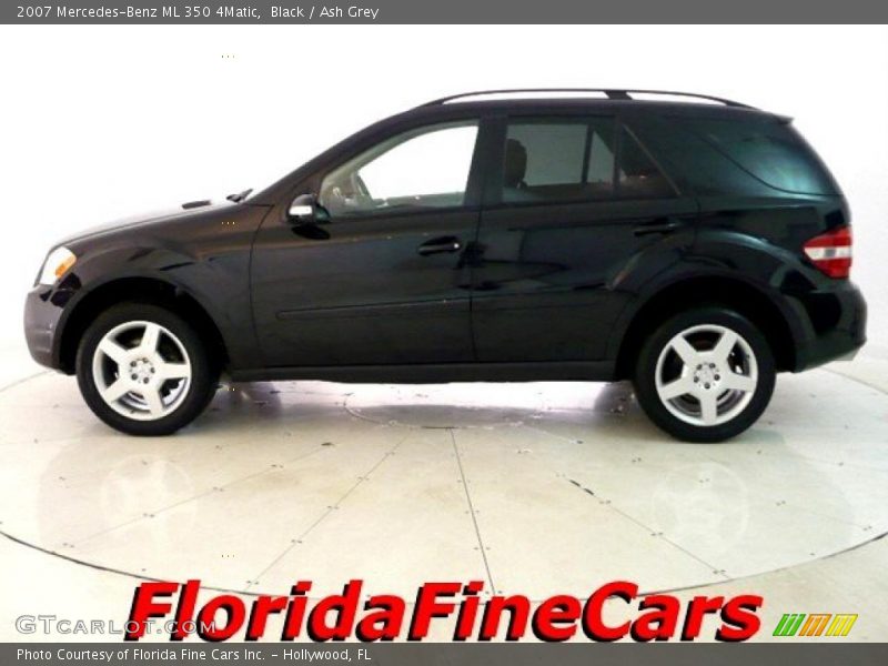 Black / Ash Grey 2007 Mercedes-Benz ML 350 4Matic