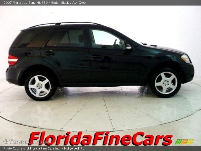 Black / Ash Grey 2007 Mercedes-Benz ML 350 4Matic