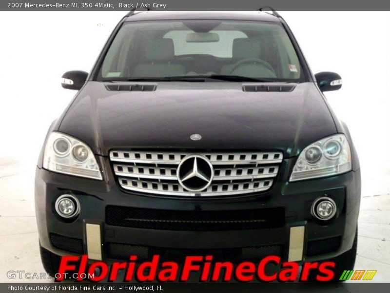 Black / Ash Grey 2007 Mercedes-Benz ML 350 4Matic