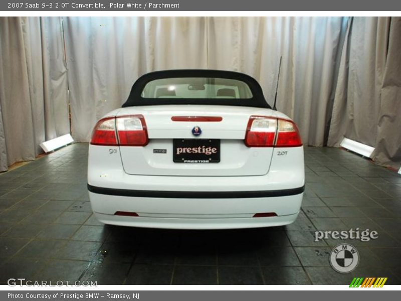 Polar White / Parchment 2007 Saab 9-3 2.0T Convertible