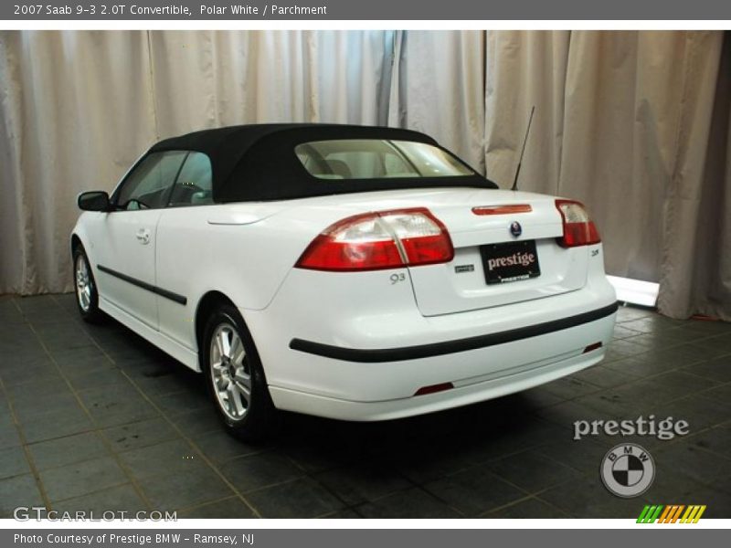 Polar White / Parchment 2007 Saab 9-3 2.0T Convertible