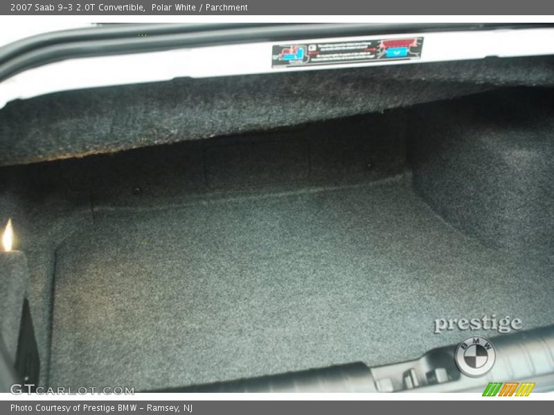 Polar White / Parchment 2007 Saab 9-3 2.0T Convertible