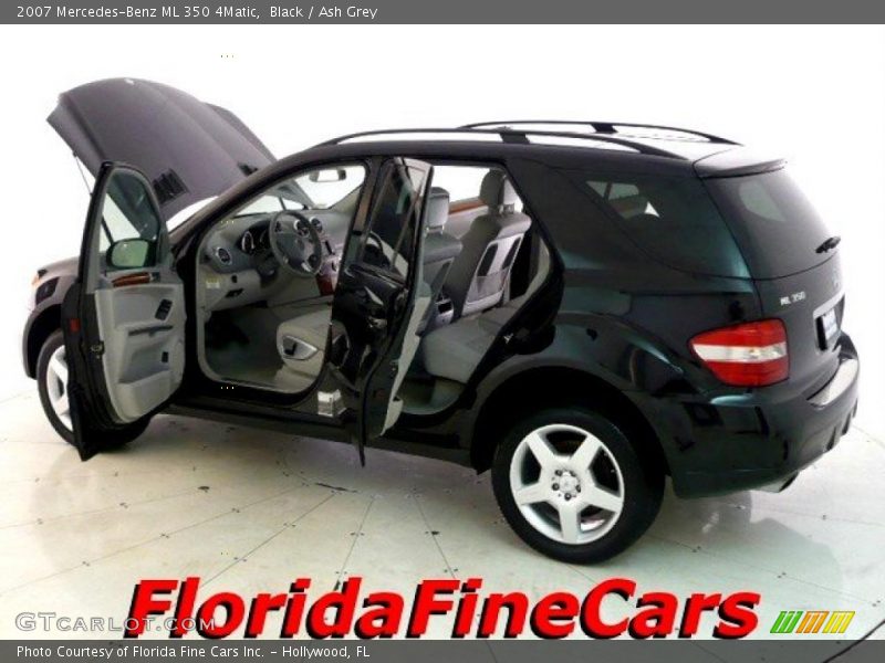 Black / Ash Grey 2007 Mercedes-Benz ML 350 4Matic