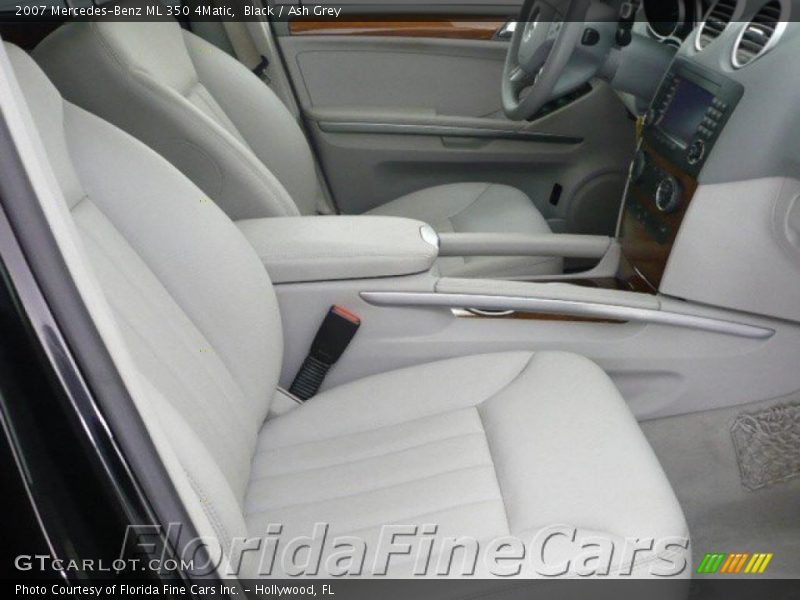 Black / Ash Grey 2007 Mercedes-Benz ML 350 4Matic