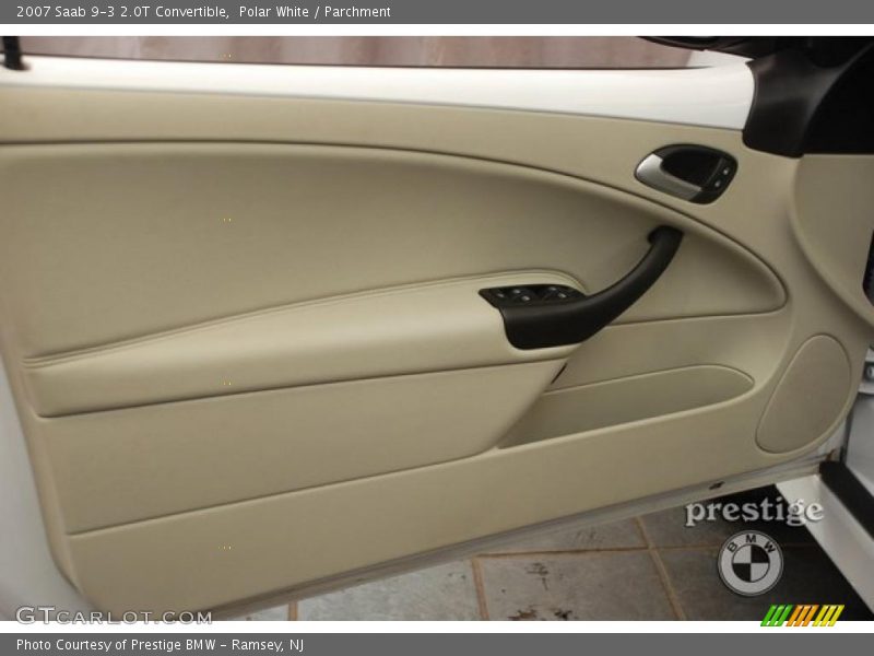 Polar White / Parchment 2007 Saab 9-3 2.0T Convertible