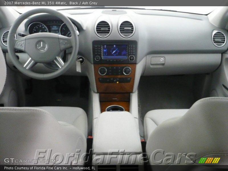 Black / Ash Grey 2007 Mercedes-Benz ML 350 4Matic