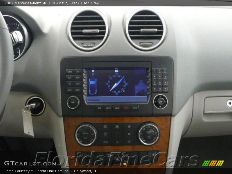 Black / Ash Grey 2007 Mercedes-Benz ML 350 4Matic