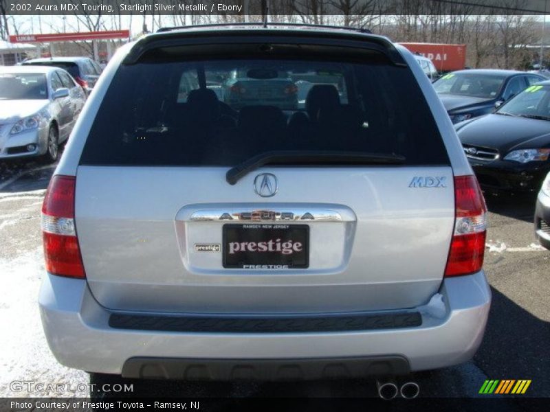 Starlight Silver Metallic / Ebony 2002 Acura MDX Touring