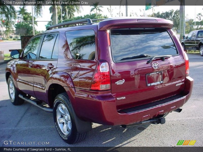 Salsa Red Pearl / Stone Gray 2008 Toyota 4Runner SR5