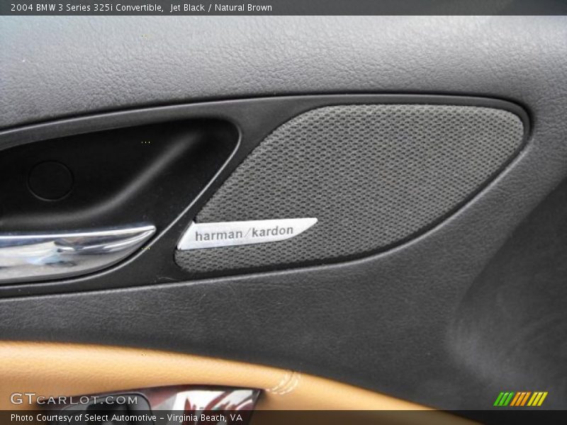Jet Black / Natural Brown 2004 BMW 3 Series 325i Convertible