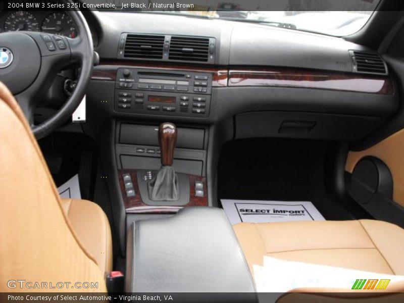 Jet Black / Natural Brown 2004 BMW 3 Series 325i Convertible