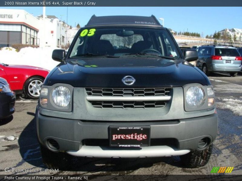 Super Black / Gray 2003 Nissan Xterra XE V6 4x4