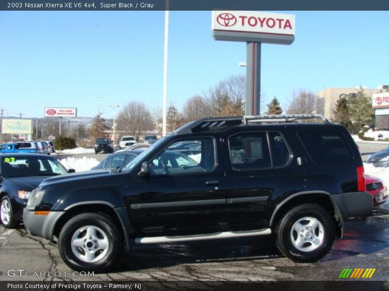 Super Black / Gray 2003 Nissan Xterra XE V6 4x4
